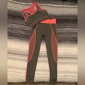 Blue-Star Pink and Gray workout set! Size Large/X-Large.